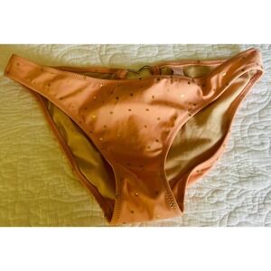 Women's Victoria Secret peach bikini bottom size small‎